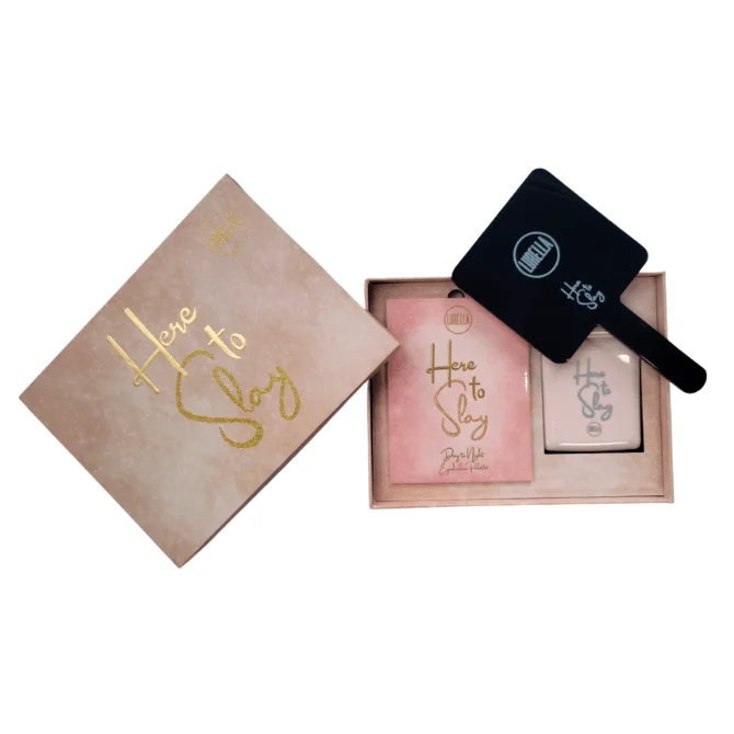 Plus-size makeup bag with an extra-large capacity for storing all makeup essentialsHere To Slay PR Box