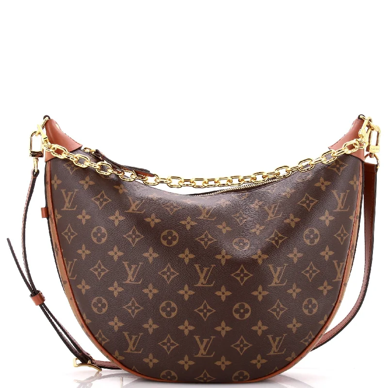 Studded hobo bag with a punk - rock edgeLoop Hobo Reverse Monogram Canvas