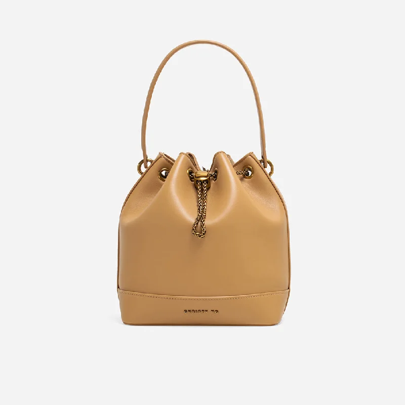 Leatherette bucket bag with a quilted texture for a sophisticated appearanceMaria Bucket Bag