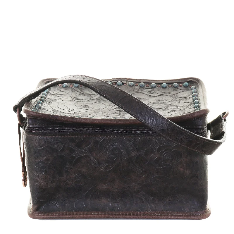 Vegan leather makeup bag made from recycled materials for eco-friendlinessMB46 - Vintage Rose Print Makeup Tote Vegan leather makeup bag made from recycled materials for eco-friendlinessMB46 - Vintage Rose Print Makeup Tote