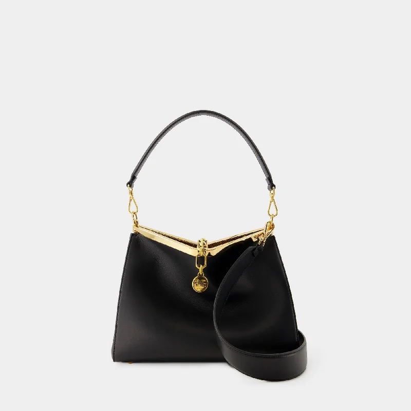 Vintage - inspired hobo bag with a brass frame and tassel detailsPelle Unita Hobo Bag - Etro - Leather - Black