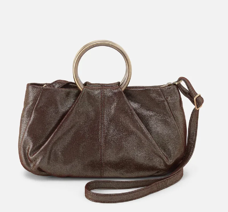 Women's leather hobo bag with a distressed finish for a vintage lookSheila Ring Satchel