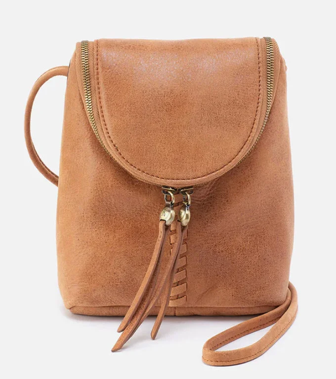 Lightweight nylon hobo bag with a waterproof coating for outdoor useWhiskey Fern Crossbody