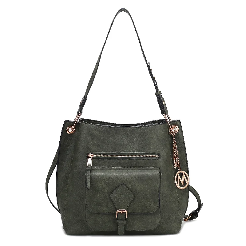 Hobo bag with a large capacity and multiple interior pockets for organizationYves Hobo Bag