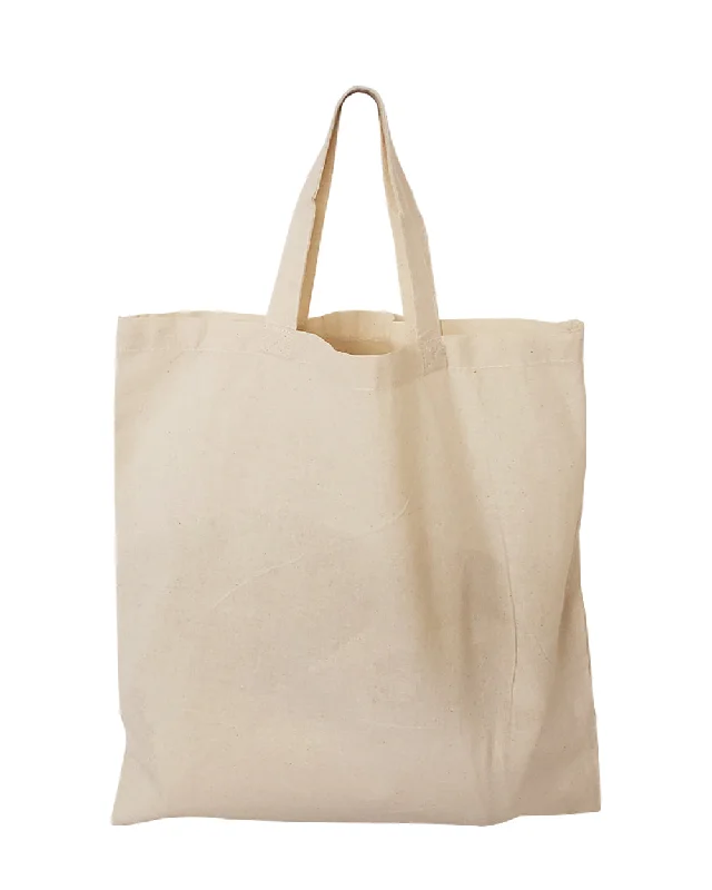 Tote bag with a hidden anti-theft pocket and RFID-blocking lining15" Short Handle 100% Cotton Tote Bags / Document Holder Totes