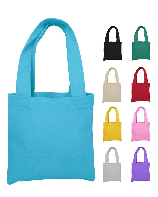 Convertible tote bag that can be worn as a shoulder or cross-body bag6" MINI Non Woven Tote Bag / Colorful Kids Party Gift Bags - NTB6