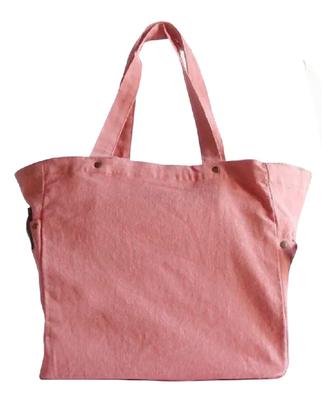 Vintage-inspired leather tote bag with a classic monogram for a timeless appealAffordable Washed Canvas Tote Bag