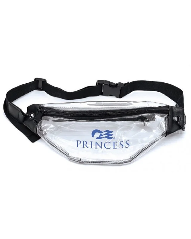 Tote bag with a hidden anti-theft pocket and RFID-blocking liningBasic Clear Fanny Pack