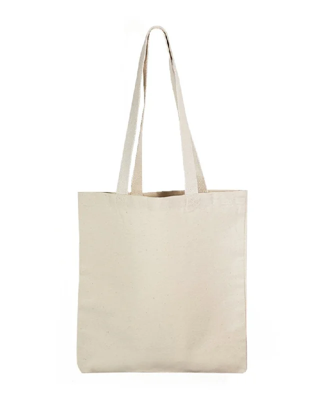 Plus-size tote bag with an extra-large capacity for carrying all essentialsSmall Canvas Convention Tote Bag with Long Web Handles - TB204T