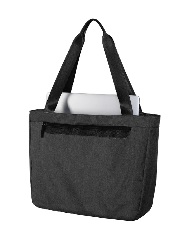 Waterproof nylon tote bag with a roll-top closure for outdoor useDeluxe Exec Laptop Tote