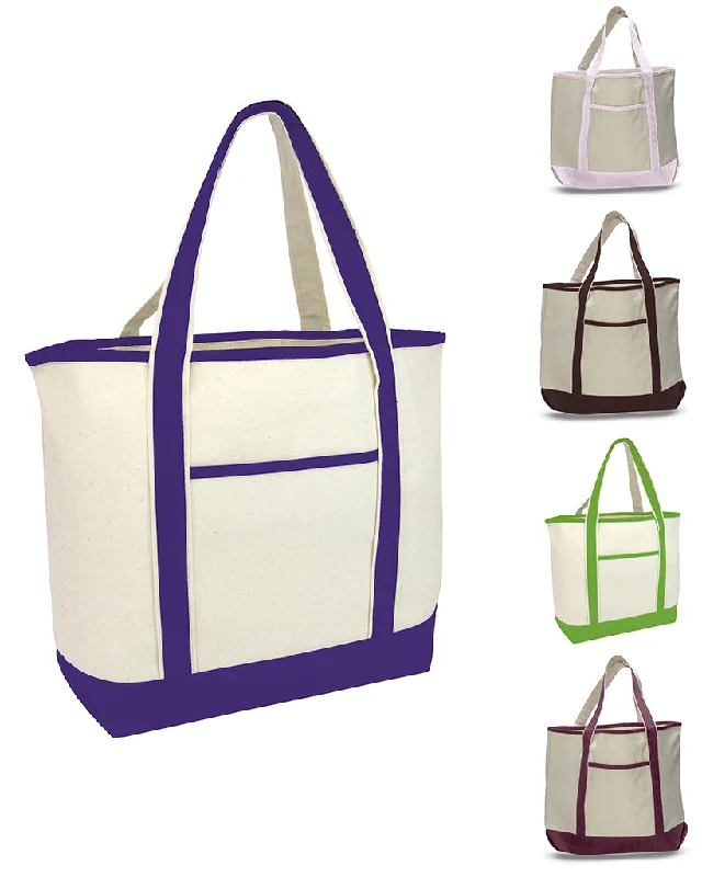 Plus-size tote bag with an extra-large capacity for carrying all essentialsJumbo Size Heavy Canvas Deluxe Tote Bag - Alternative Colors