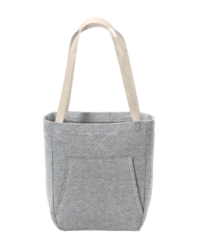 Suede tote bag in a soft pastel pink color for a feminine touchLuxury Fleece Sweatshirt Tote Bags