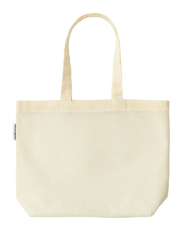 Waterproof nylon tote bag with a roll-top closure for outdoor useLarge Organic Cotton Grocery Tote Bags - OR160