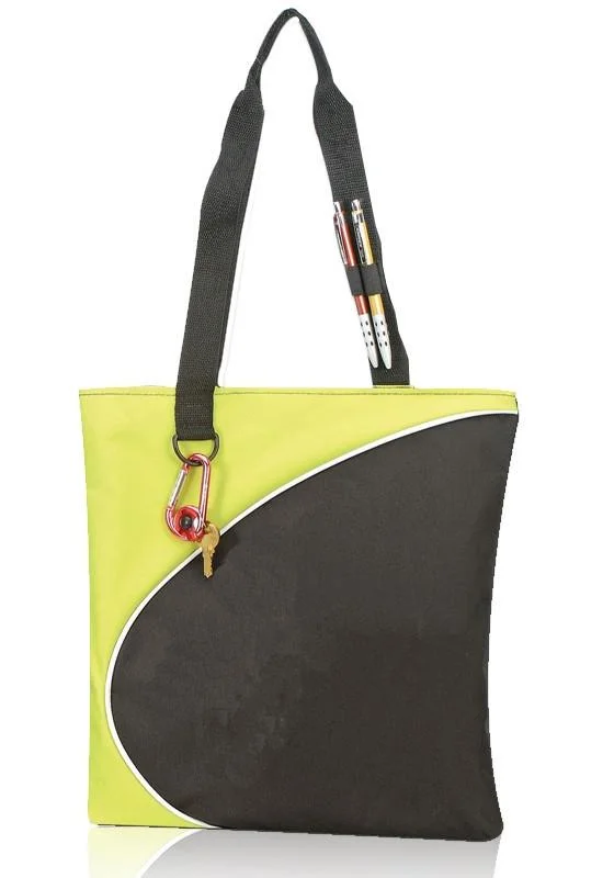 Studded leather tote bag with a punk-rock edgeTri-Tone Cute Polyester Tote Bags