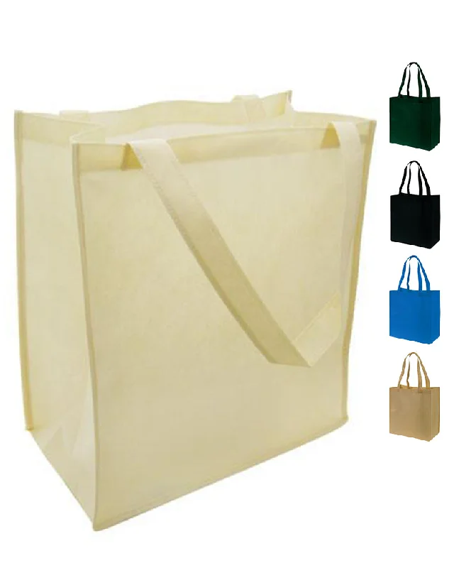 Waterproof nylon tote bag with a roll-top closure for outdoor useDurable Large Grocery Shopping Tote Bag