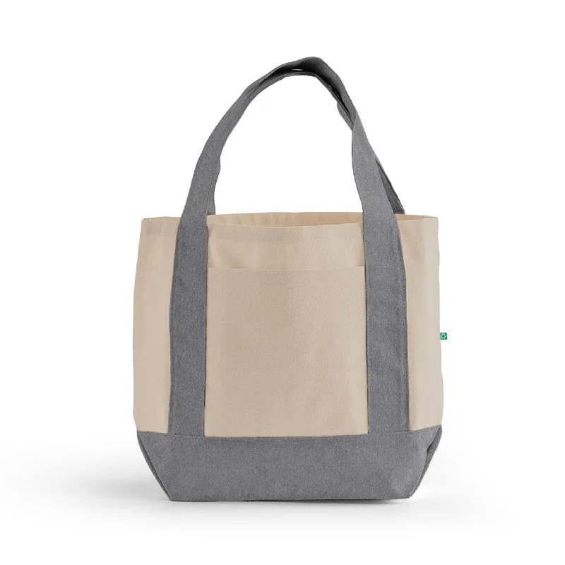 Tote bag with a hidden anti-theft pocket and RFID-blocking liningRecycled Mini Iconic Shopping Bag - RC237