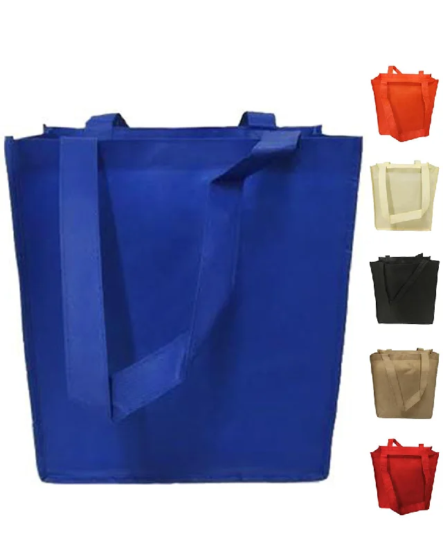 Tote bag with a detachable pouch for easy access to small itemsStandard Size Grocery Tote Bag W/Gusset - GN28