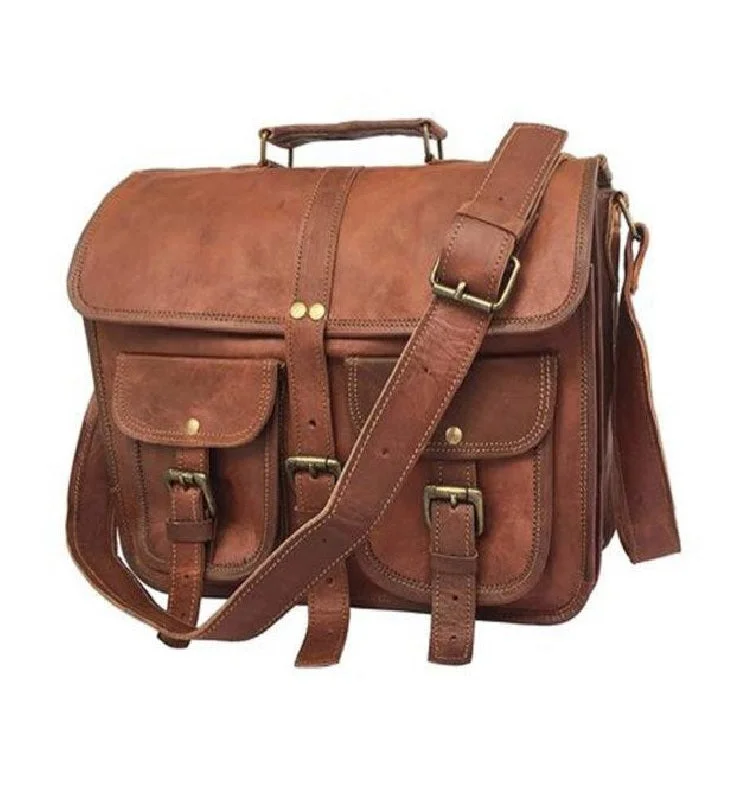 Vegan leather women's backpacks made from recycled materialsDistressed Satchel Bag