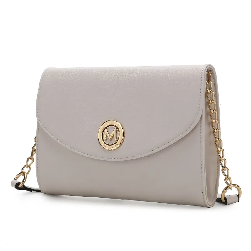 Color - blocked crossbody bag with bold hues for a fashion statementAndra Vegan Leather Women’s Crossbody Bag Color - blocked crossbody bag with bold hues for a fashion statementAndra Vegan Leather Women’s Crossbody Bag