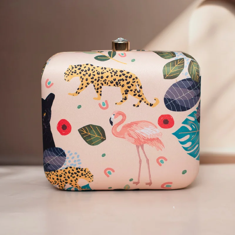 Floral - printed clutch for a spring or summer eveningAnimal Printed Clutch