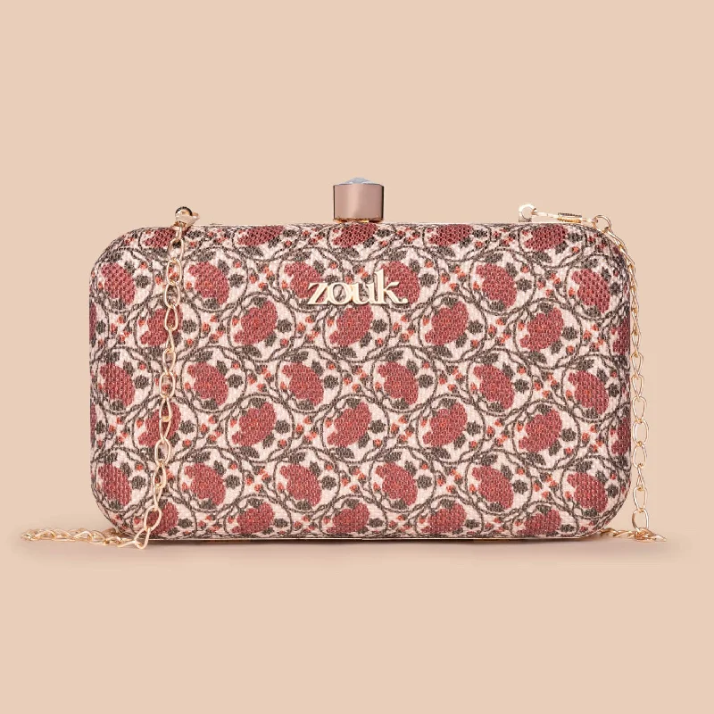 Floral - printed clutch for a spring or summer eveningAuroville Botanica Clutch