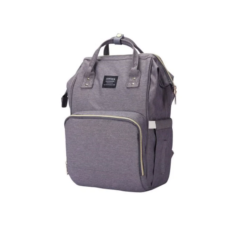 Metallic backpack with a shiny finish for a trendy evening accessoryBaby Bag Backpack - Grey Metallic backpack with a shiny finish for a trendy evening accessoryBaby Bag Backpack - Grey
