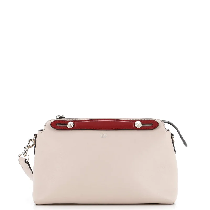 Metallic satchel with a shiny finish for evening eventsBy The Way Satchel Calfskin Small