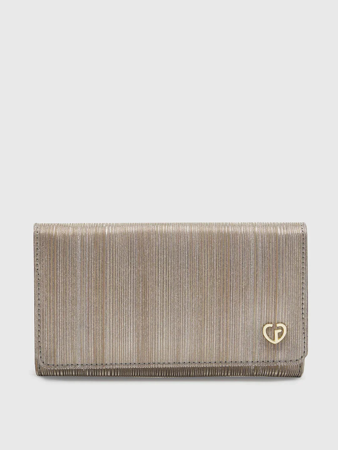 Monogrammed clutch as a personalized evening accessoryCaprese Party Bluma Clutch Medium Champagne Gold