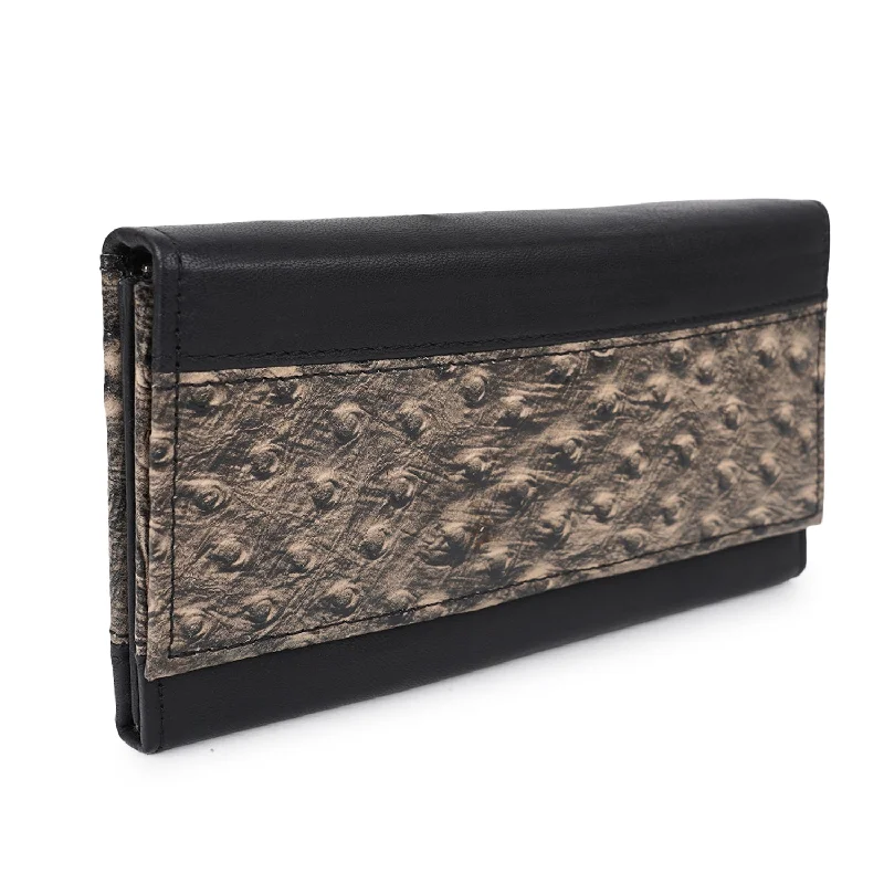 Mother - of - pearl clutch with a delicate sheenCIMONI Genuine Leather Classy Elegant Trendy Unique Design Dailyuse Hand Wallet Clutch For Women