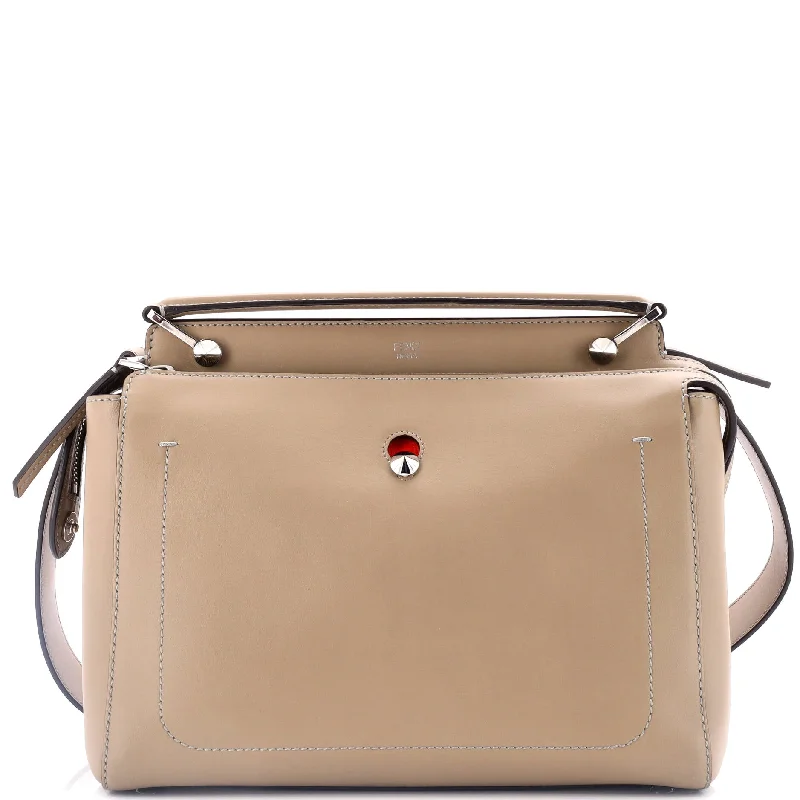 Women's leather satchel with a hand-stitched edge for a premium lookDotCom Convertible Satchel Leather Medium