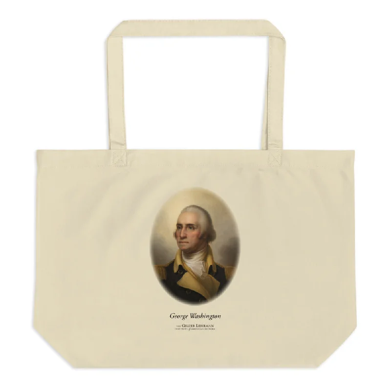 Women's studded leather shoulder bags with a punk - rock edgeGeorge Washington (tote)