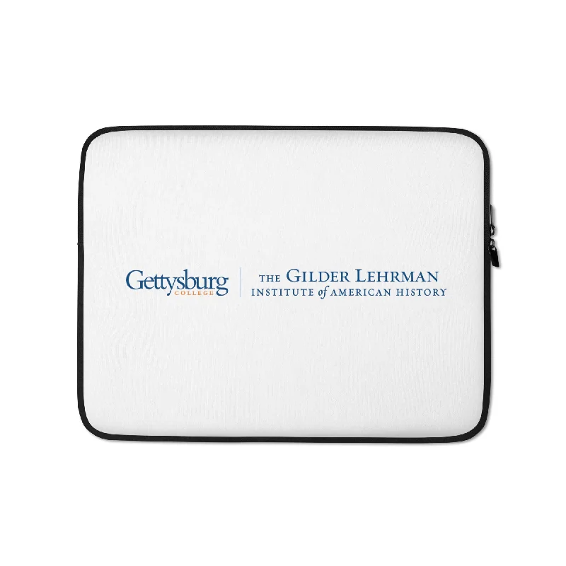 Women's large capacity cotton duffel bags for travelGettysburg College-Gilder Lehrman MA in American History laptop case (classic logo)