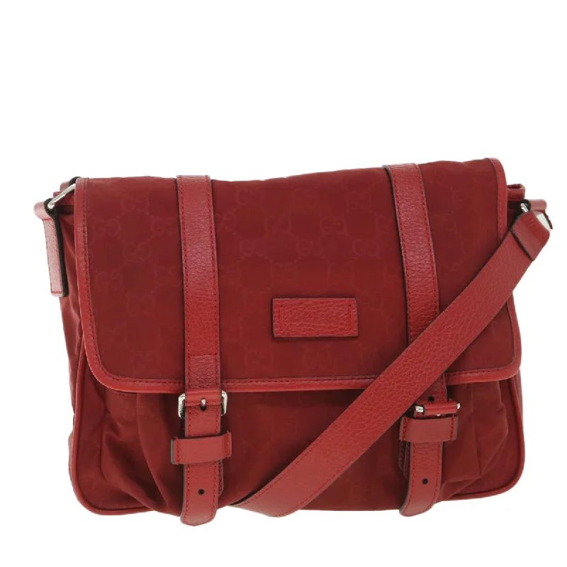 Plus - size shoulder bag with a roomy interior for carrying daily essentialsGucci -- Canvas Shoulder Bag (Pre-Owned) Plus - size shoulder bag with a roomy interior for carrying daily essentialsGucci -- Canvas Shoulder Bag (Pre-Owned)