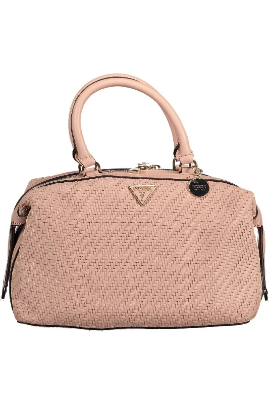 Plus-size satchel with a spacious interior for carrying all essentialsGuess Jeans Chic  Satchel with Contrasting Women's Details