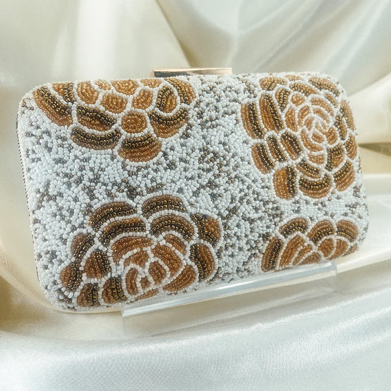 Lace - covered clutch for a romantic and feminine lookKULSOOM Clutch