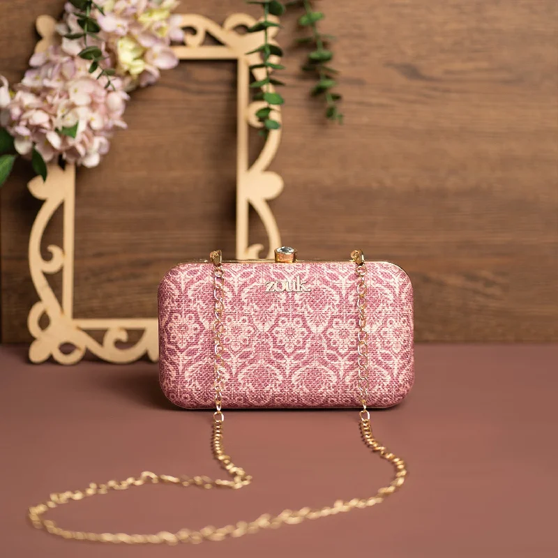 Lace - covered clutch for a romantic and feminine lookMadurai Blossom Clutch