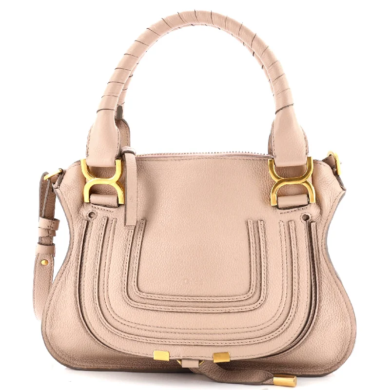 Satchel with a detachable strap for easy customizationMarcie Satchel Leather Small