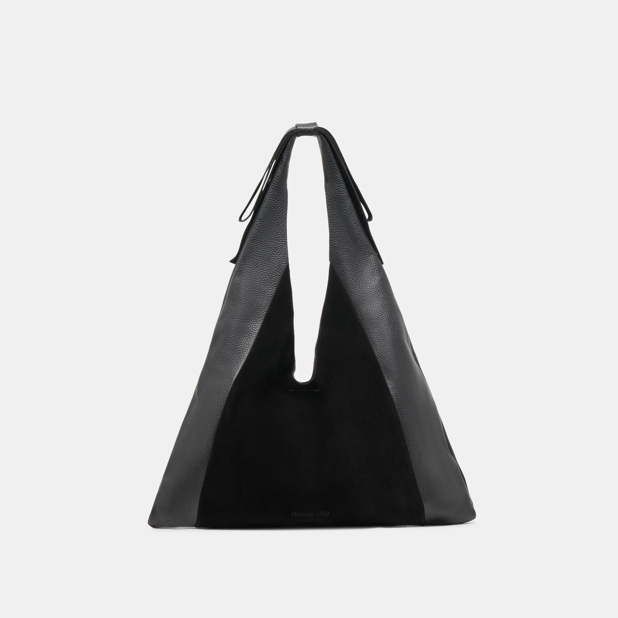 Silk - lined handle bag with a smooth interior to protect belongingsMarie Tote Black Multi Leather