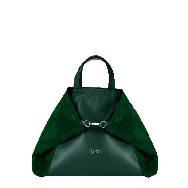 Backpack with multiple compartments, including a laptop sleeve for organizationMini Curie 3-in-1 bag / Jade Backpack with multiple compartments, including a laptop sleeve for organizationMini Curie 3-in-1 bag / Jade