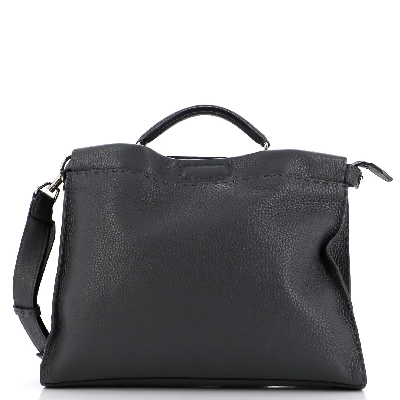 Plus-size satchel with a spacious interior for carrying all essentialsMonster Selleria Peekaboo Fit Bag Leather Regular