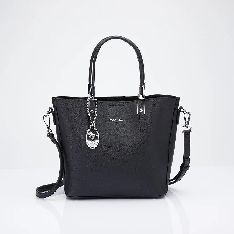 Women's anti - theft polyester handbags with hidden pocketsLennien  Top Handle Bag