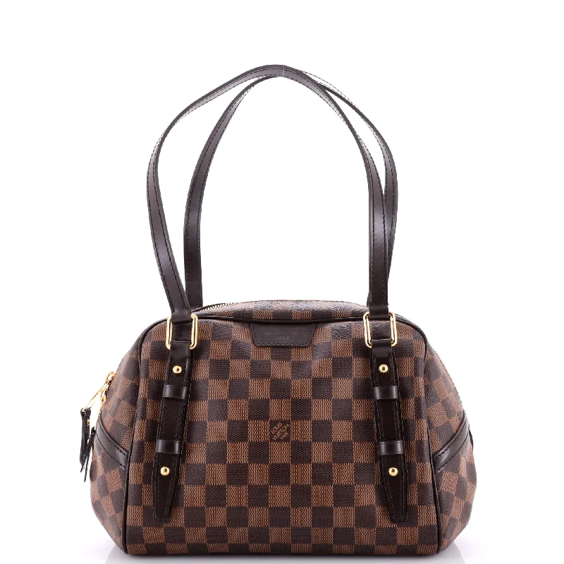 Plus-size satchel with a spacious interior for carrying all essentialsRivington Satchel Damier PM