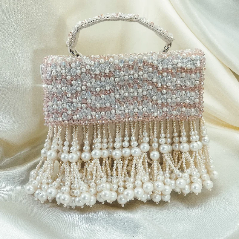 Fur - trimmed evening bag for a luxurious winter eventROSE Sling Bag